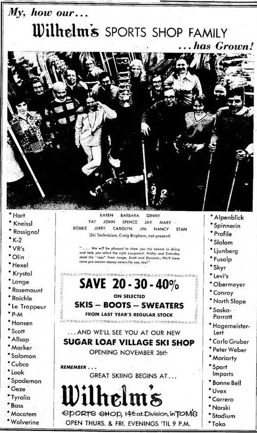 Sugar Loaf Resort - Sep 1971 Wilhelms (newer photo)